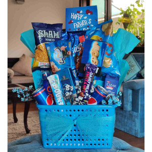 blue-snack-gift-basket